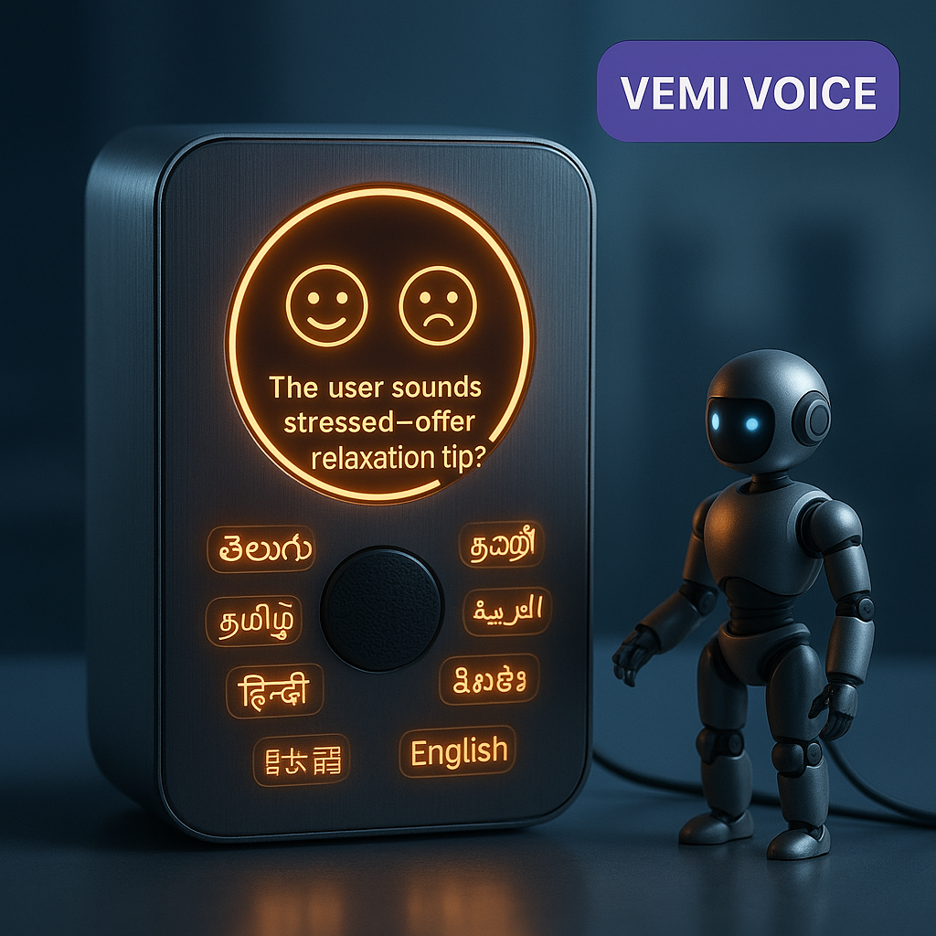 VEMI AI - Breakthrough voice AI assistant with human-like em...